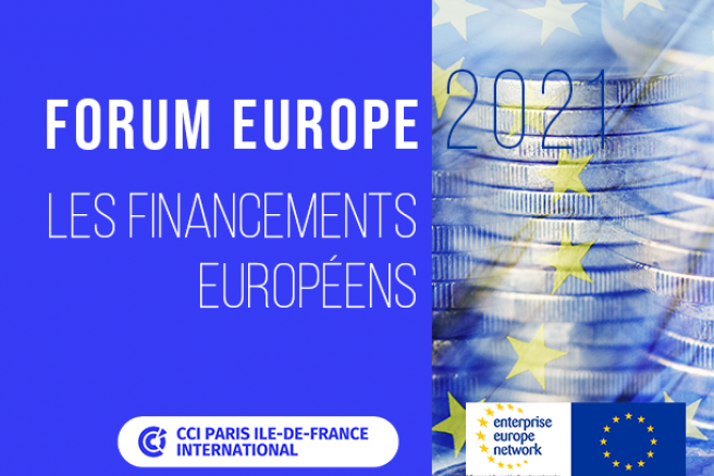 Forum Europe 2021 de la CCI sur les financements européens Forum Europe CCI