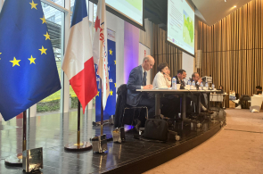 Certains membres du comité de suivi ont pu visiter le Foodlab, un tiers-lieu alimentaire parisien cofinancé par l’Union européenne, et rencontrer l’association Joséphine, un salon esthétique solidaire participant à l'intégration socio-professionnelle des femmes éloignées de l'emploi. Une photo du Comité régional de suivi interfonds qui s'est réuni le 29 mars 2024, afin d'évaluer la progression du déploiement du FEDER et du FSE+ dans la région.