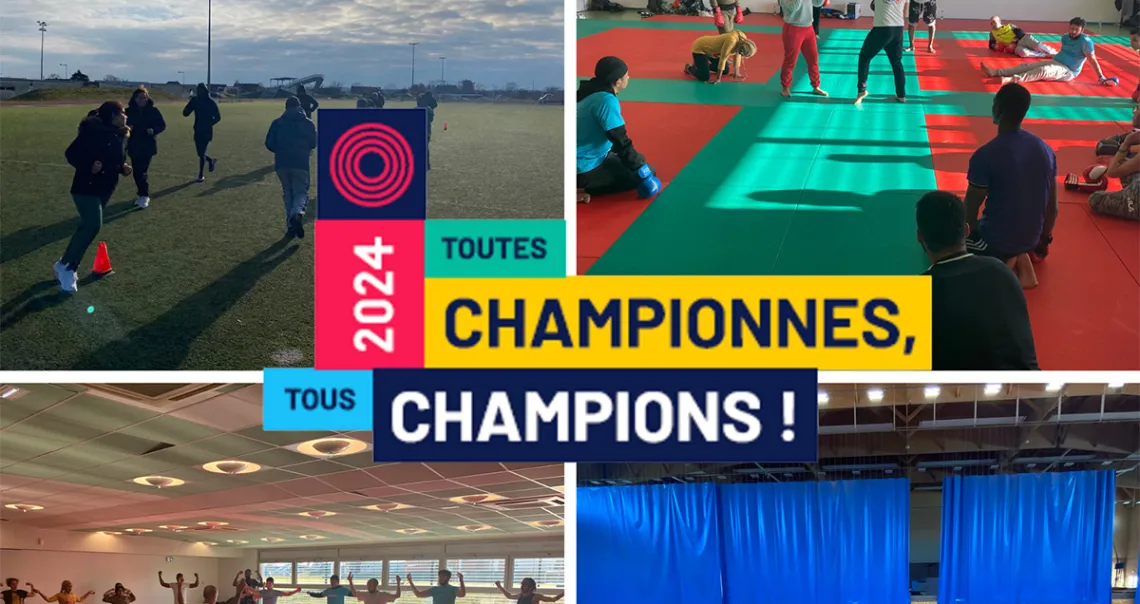 Logo du programme 2024 Toutes championnes, tous champions