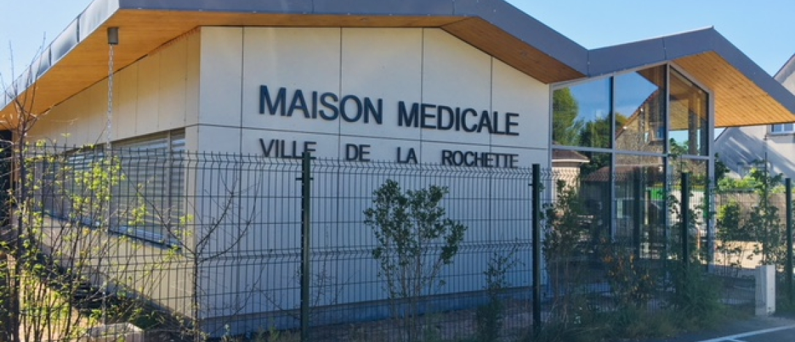 Vue extérieure de la Maison médicale à La Rochette