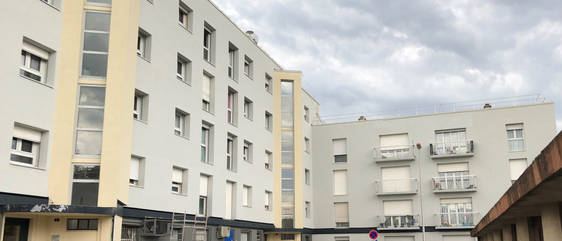 Vue extérieure du quartier Jules Ferry à Melun