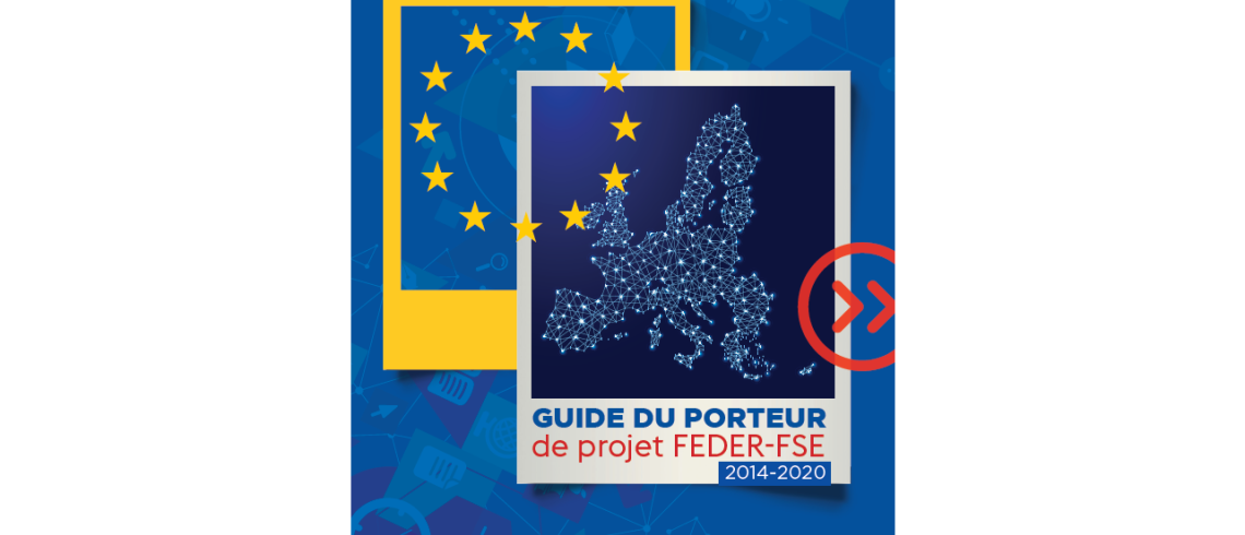 Image de la couverture du guide du porteur de projet FEDER-FSE 2014-2020