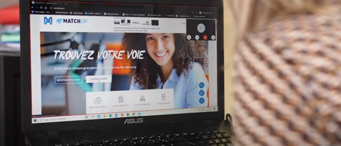 Photo de la  plateforme numérique MyMatchUp