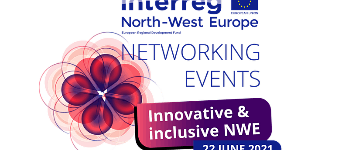 Image promouvant l'évènement en ligne Interreg Europe du Nord-Ouest 