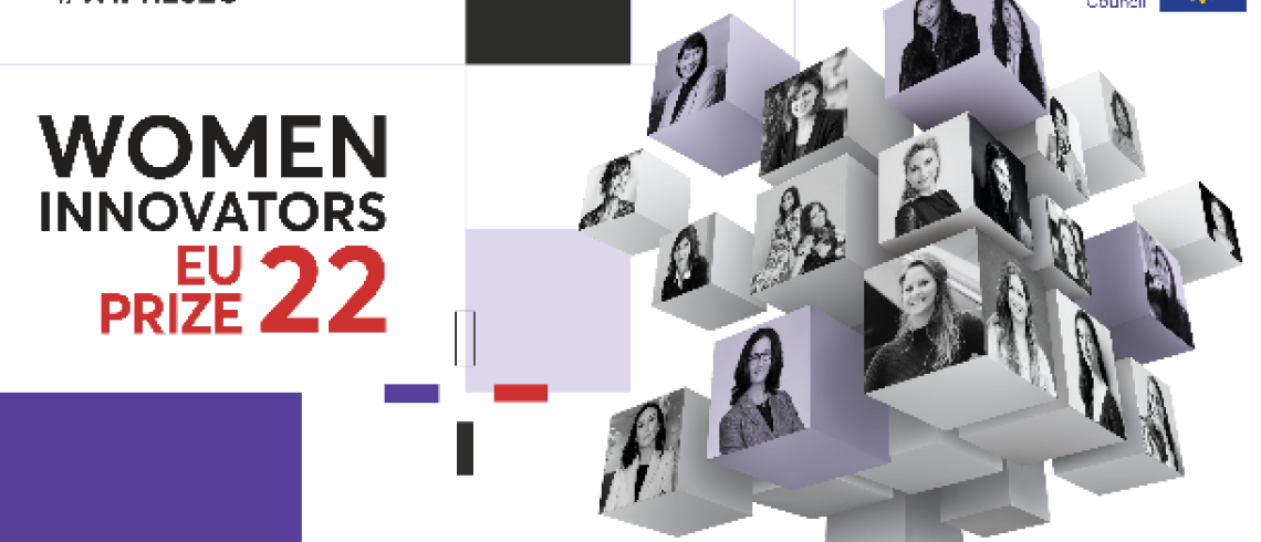 Image mettant en avant le prix de l'Union européenne pour les femmes innovatrices