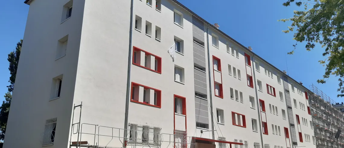 Vue extérieure de la résidence Montreau