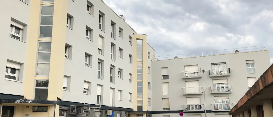 Vue extérieure du quartier Jules Ferry à Melun