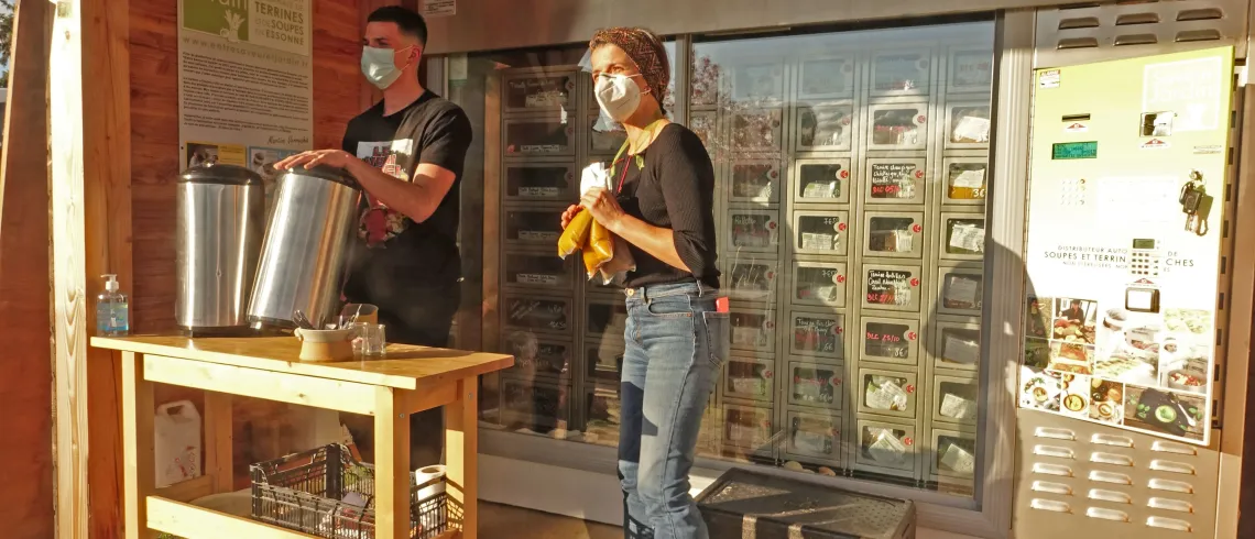 Photo de Martine Verrechia, fondatrice de l'entreprise "Entre Saveur et Jardin"