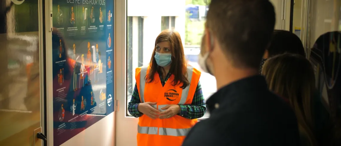 Photo d'une membre du Plan local pour l'insertion et l'emploi (PLIE) du Blanc-Mesnil 