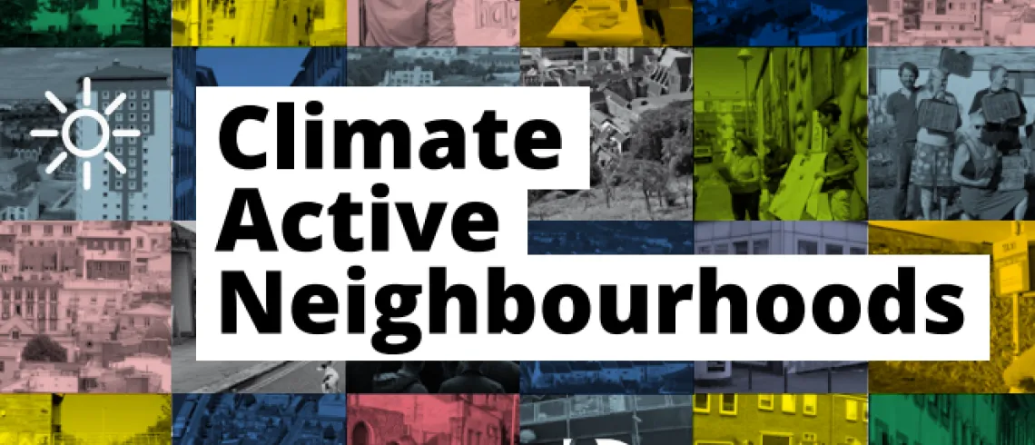 Image promouvant le projet Climate Active Neighbourhoods  