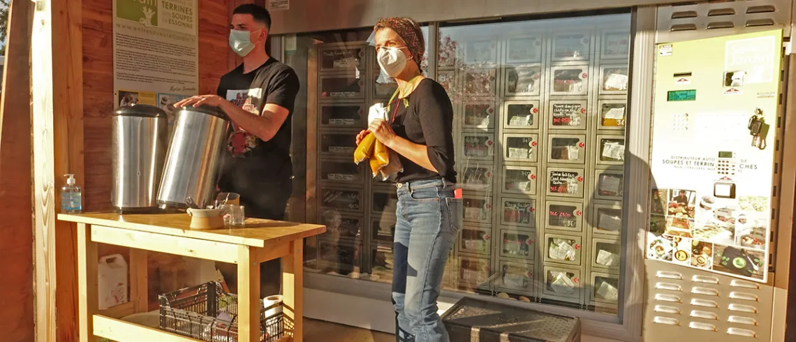 Photo de Martine Verrechia, fondatrice de l'entreprise "Entre Saveur et Jardin"