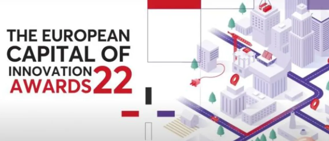 Image promouvant le prix de la capitale européenne de l’innovation 
