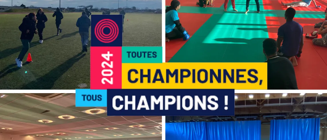Logo du programme 2024 Toutes championnes, tous champions