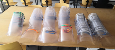 Visières fablab Cergy