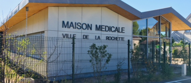 Vue extérieure de la Maison médicale à La Rochette
