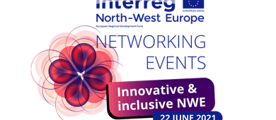Image promouvant l'évènement en ligne Interreg Europe du Nord-Ouest 