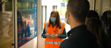 Photo d'une membre du Plan local pour l'insertion et l'emploi (PLIE) du Blanc-Mesnil 