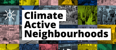 Image promouvant le projet Climate Active Neighbourhoods