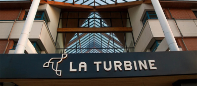 Photo de la façade de La Turbine