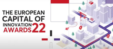 Image promouvant le prix de la capitale européenne de l’innovation 